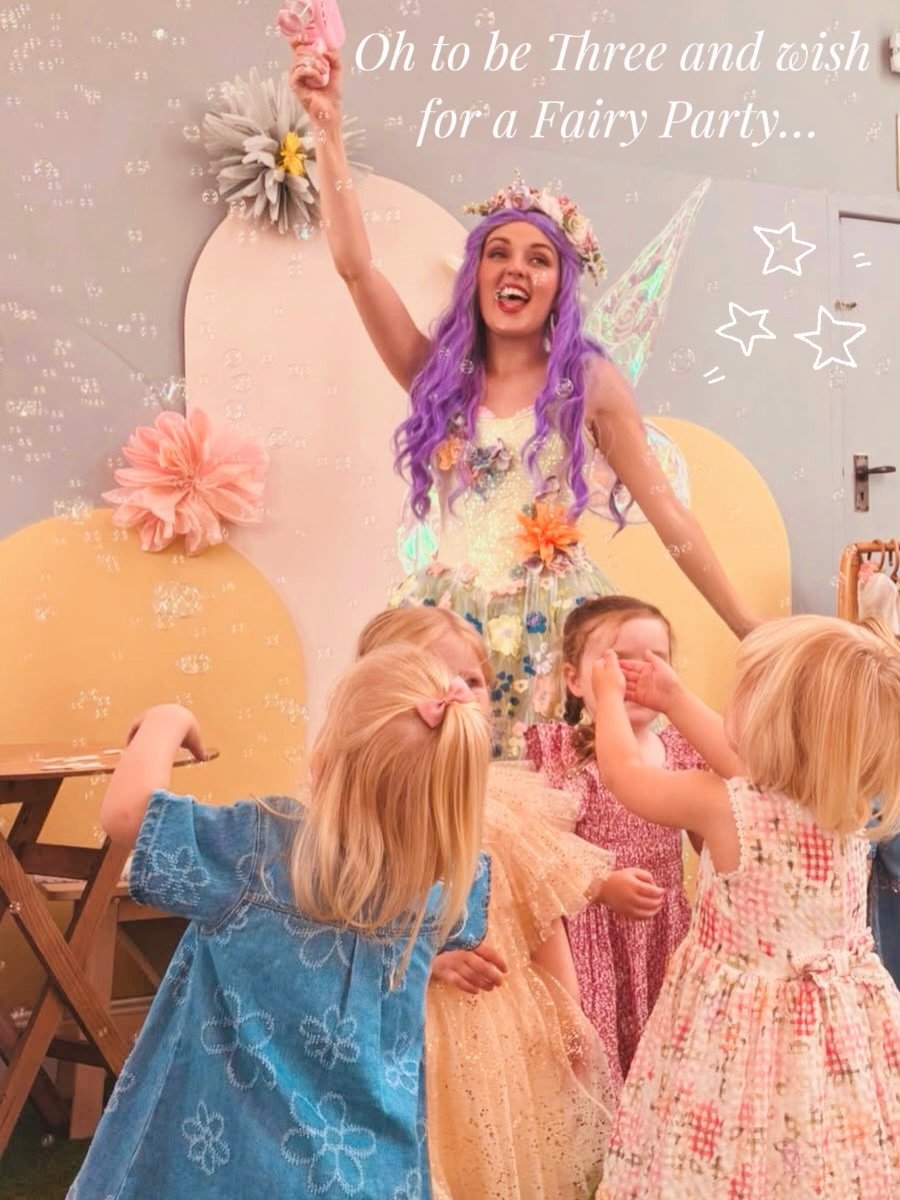 Oh to be Three 🫧✨

Making dream come true, one sprinkle of Fairy dust at a time 🧚

#fairyparty #fairypartytheme #bookafairy #3birthdayparty #princessparty