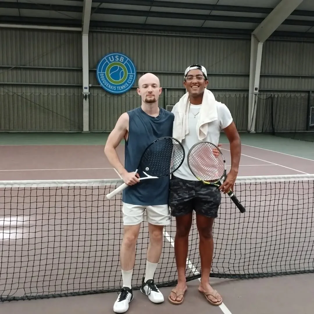Tournoi d'&eacute;t&eacute; ☀️ 
US Bouguenais 🎾 

Finale Homme

Vainqueur
Nikky Say Kondamusi
USA Chicago

Finaliste
Quentin Mallet 3/6
TC Bouaye