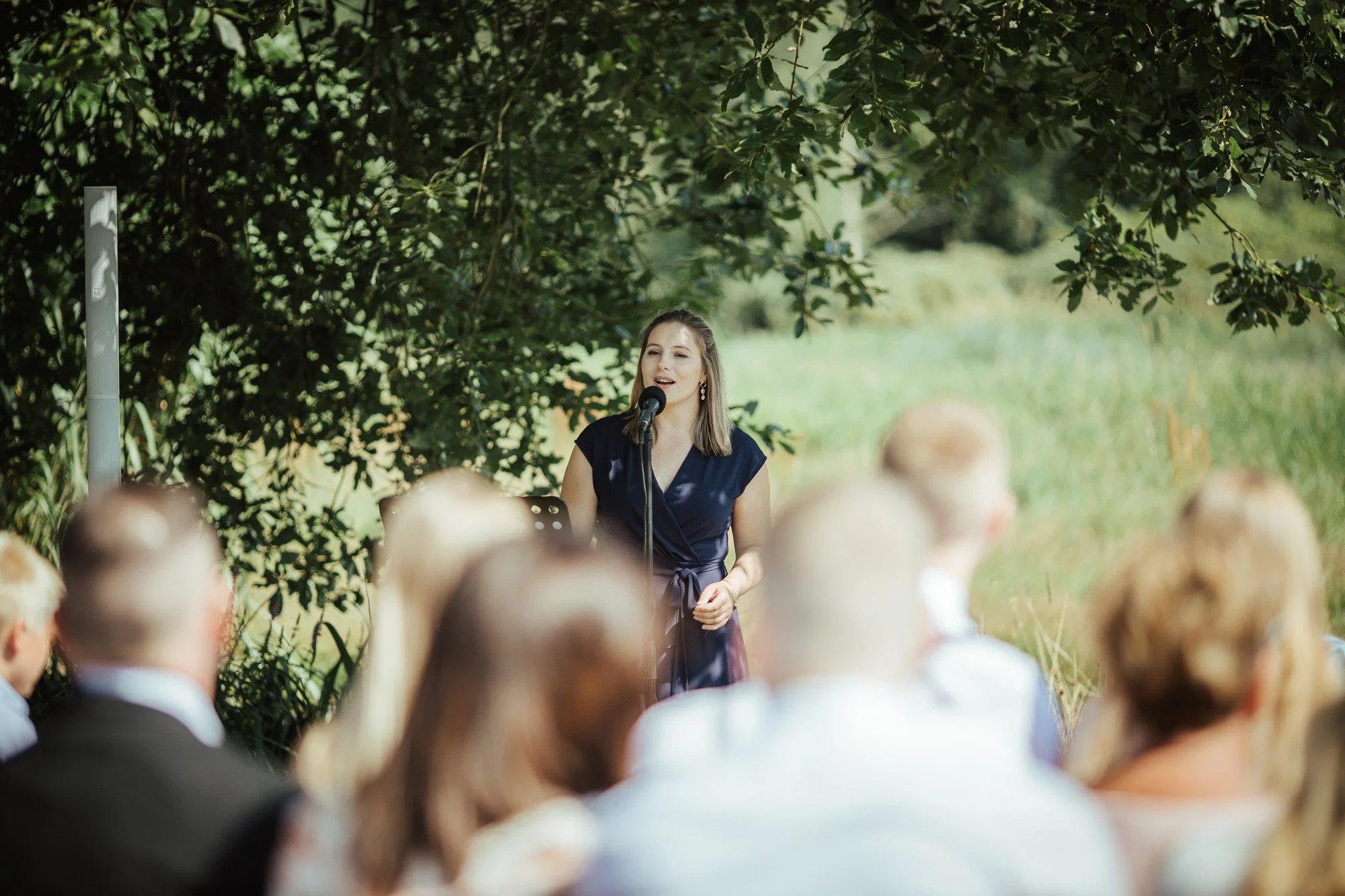Sängerin Patricia bei einem Event in Friesland