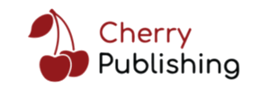 Cherry Publishing logo with a cherry graphic and red and black text