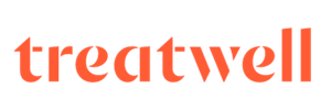Treatwell logo with red lettering and black text