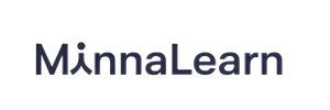 MinnA Learn logo with blue and black text