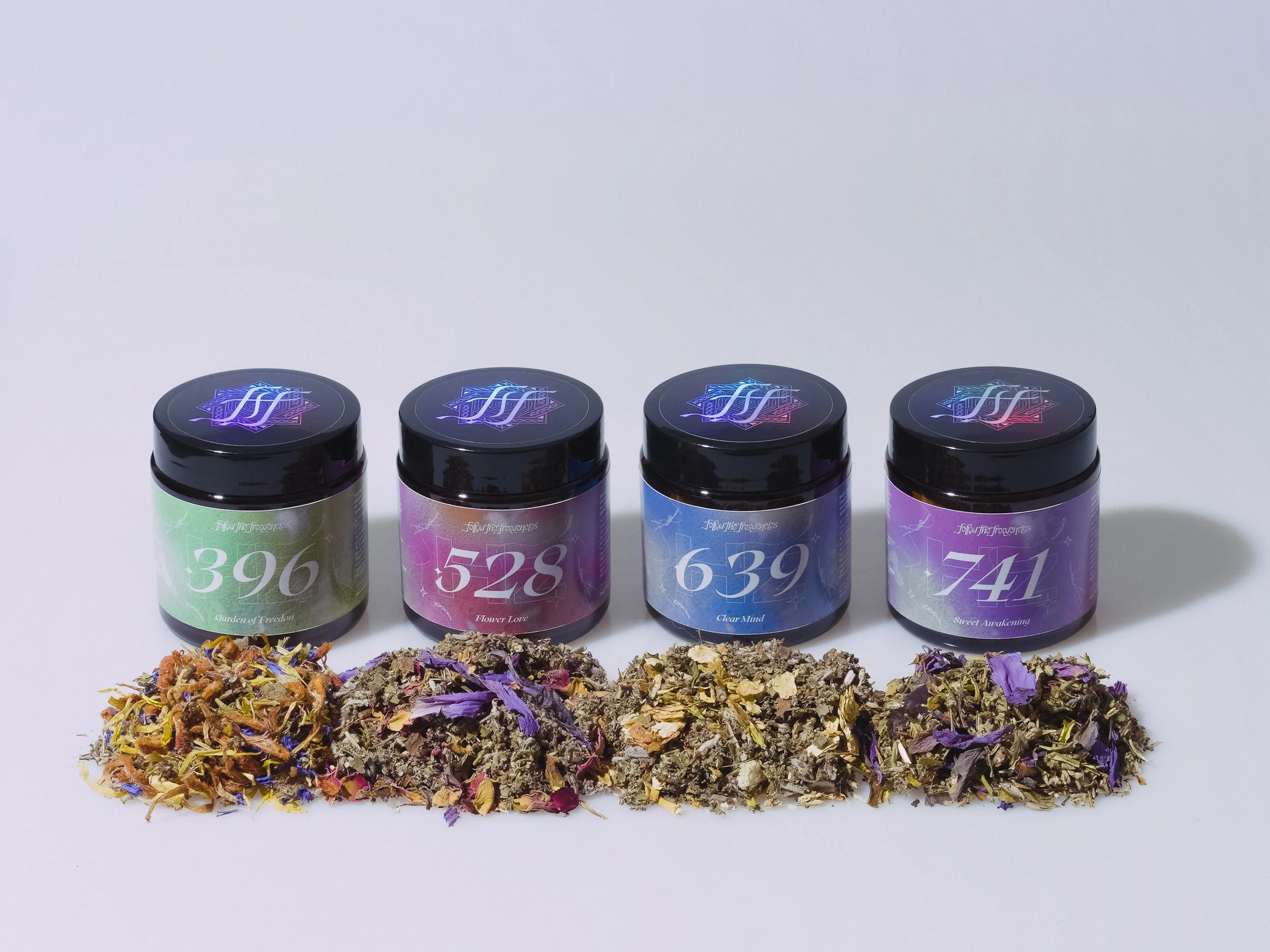 Herbal blends follow the frequencies all displayed