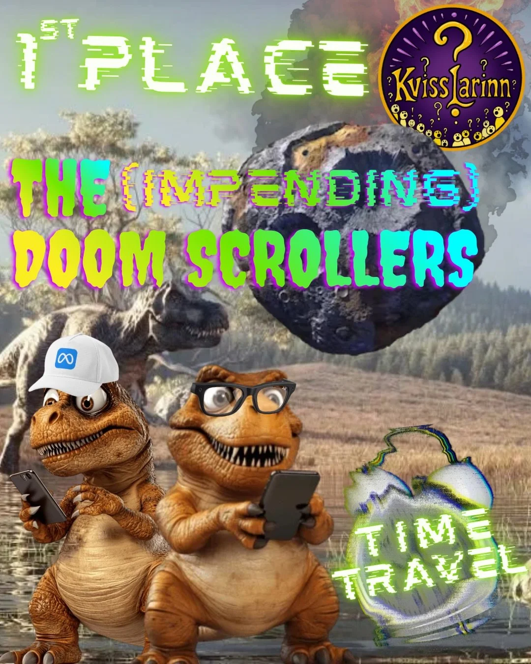 They&rsquo;re HERE GUYS! 🤏 The mascots for Time Travel are ready and next monday we&rsquo;ll be giving away prizes for the BEST COSTUME as well! 🧑🏾&zwj;🔬🤖 And quite honestly I think it&rsquo;s about TIME ⏱️🕰️⏰ (I won&rsquo;t stop with the puns 