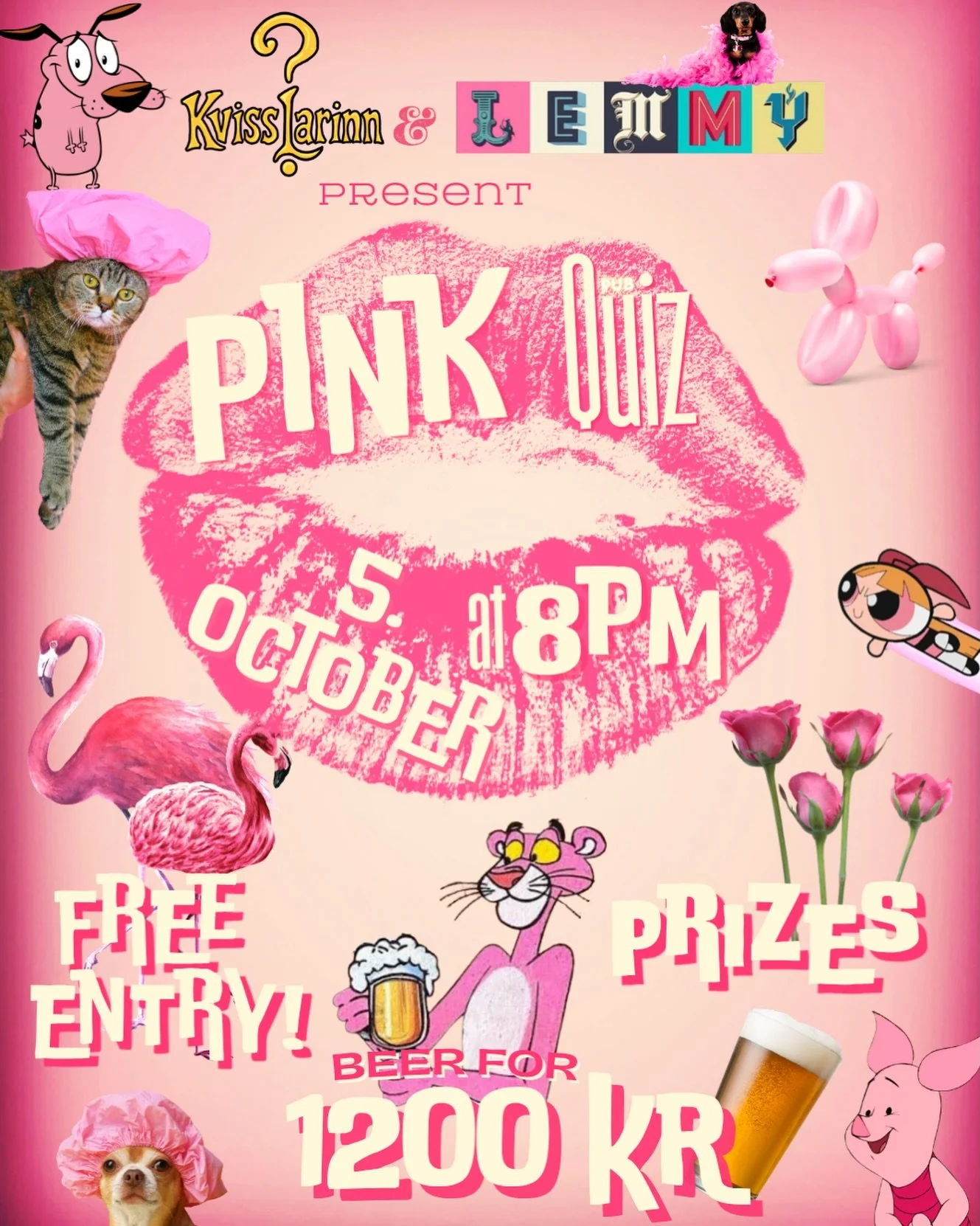 P is for the way the Party don&rsquo;t stop, I is for the way you&rsquo;re Interested in the theme, N is for the fact that there is No way we&rsquo;re not having fun next Monday and K is for the Killer quiz that&rsquo;s going down then! 🌸 Looking fo