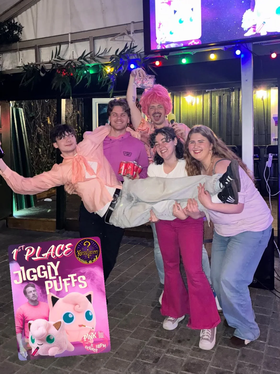 Winners of the PINK QUIZ last night 💞🧞&zwj;♀️🌸