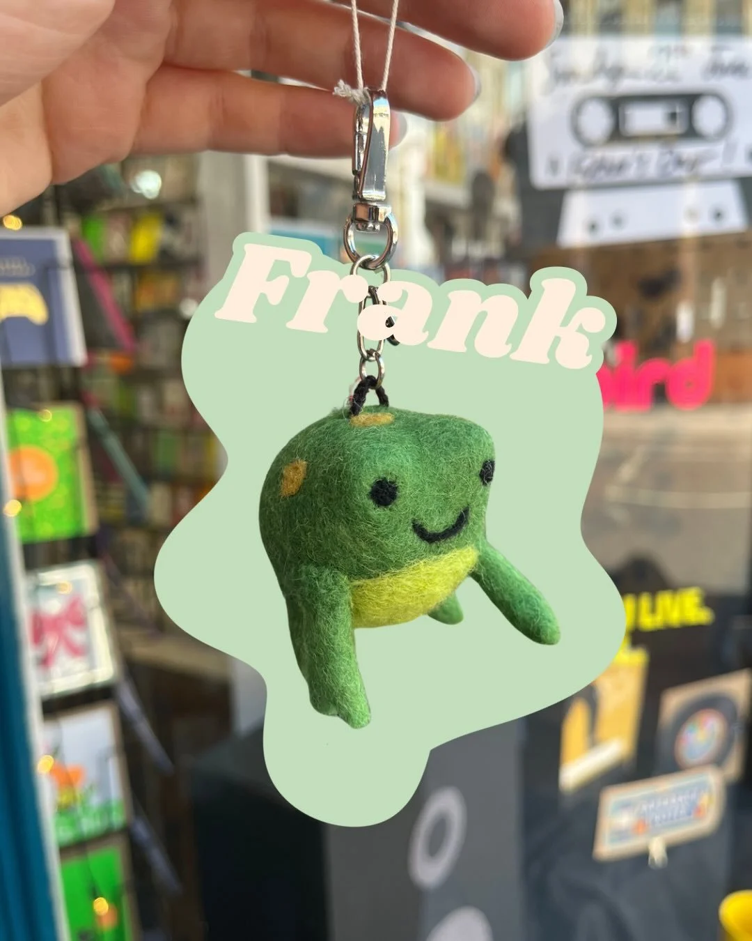 Meet the gang!

The brand new &ldquo;Silly Bean&rdquo; felt keyrings from @ohhdeerwholesale are here! 

Who&rsquo;s your favourite? (Obviously mine is Frank the Frog 🐸)

Come check them out in store now - it&rsquo;s nice and cool in here I promise ?