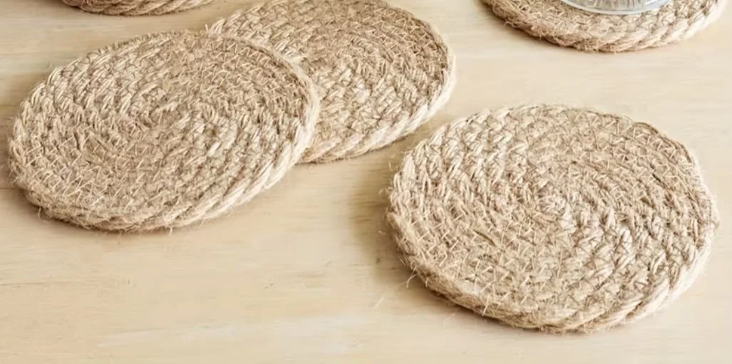 Untersetzer aus Jute