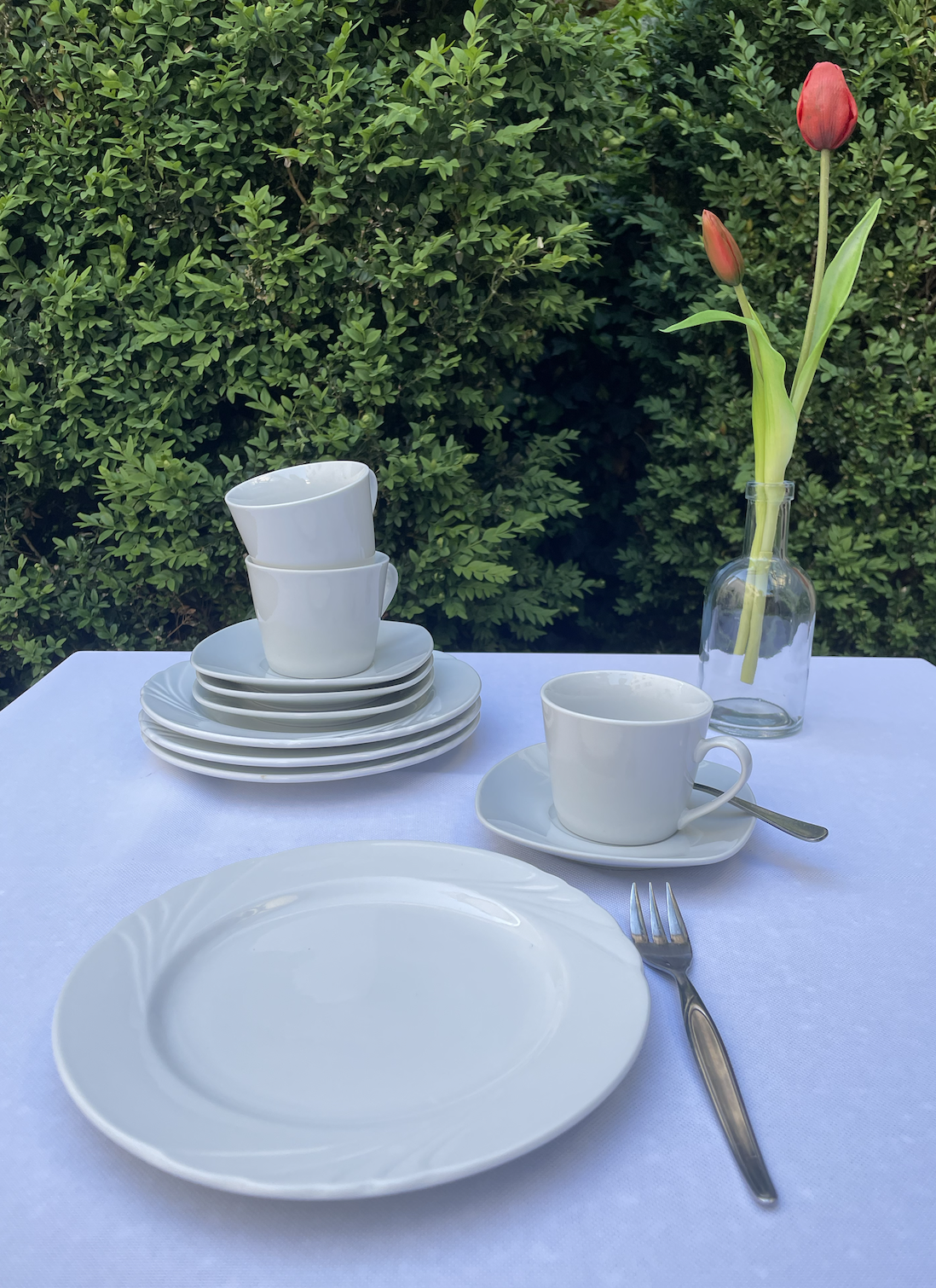 Kaffee und Kuchen Geschirr
