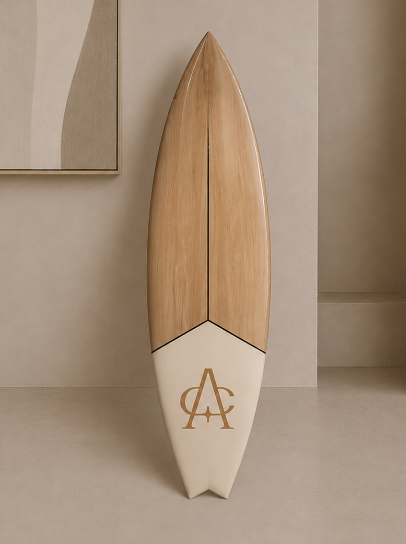 Eco-Chic Artisan Surfboard