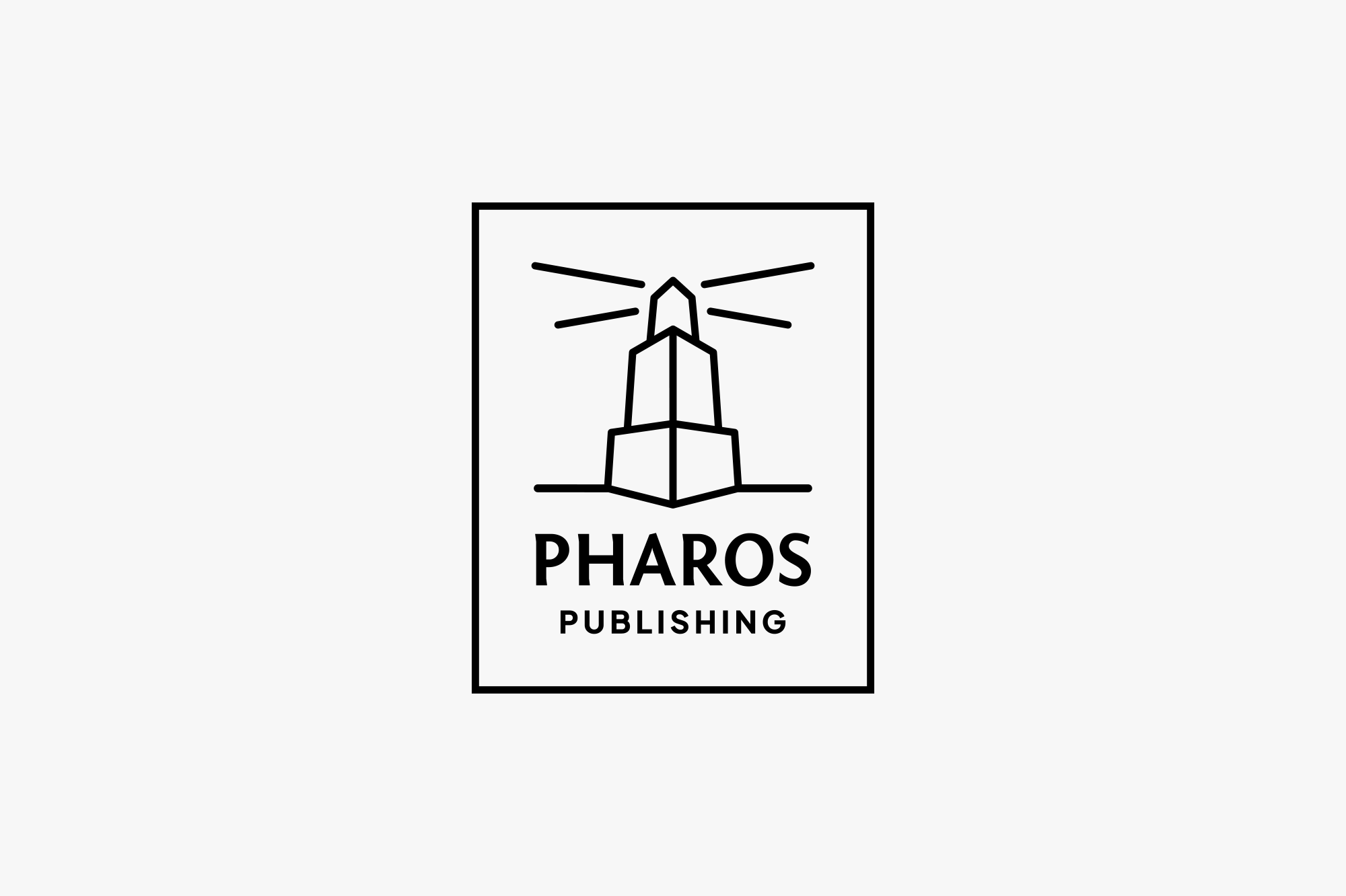 Logo of Pharos Publishing featuring a stylized lighthouse and the text 'PHAROS PUBLISHING'.