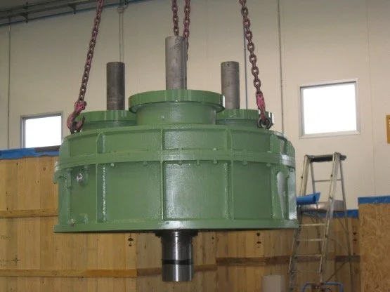 Overhauled vertical shaft gearbox