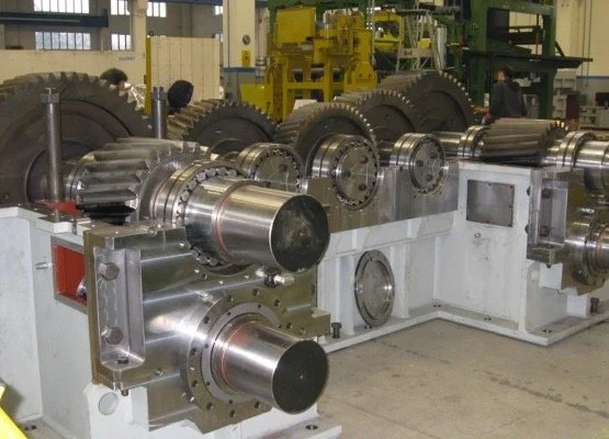 Gearing for double-stand rolling mill drive unit