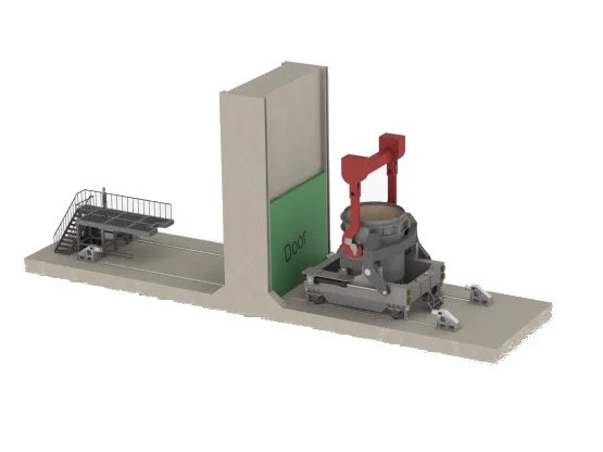 Ladle transfer car 