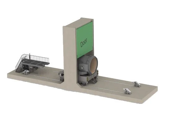 Ladle transfer car 