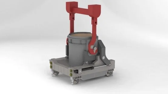 Ladle transfer car