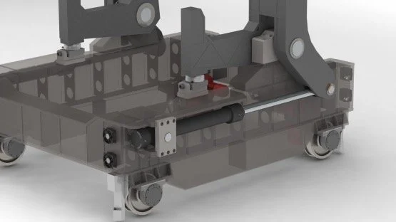 Ladle transfer car