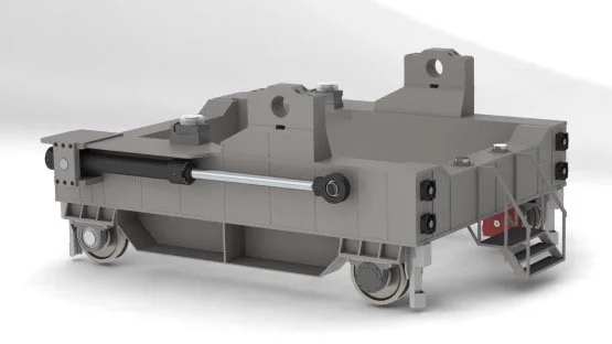 Ladle transfer car