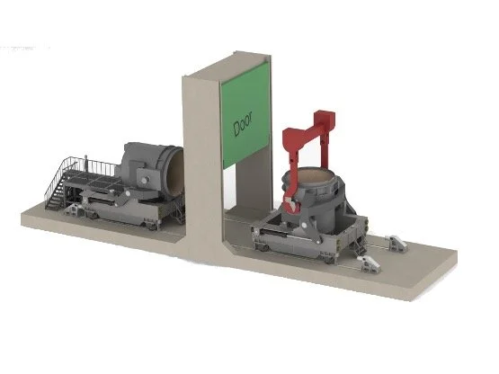 Ladle transfer car