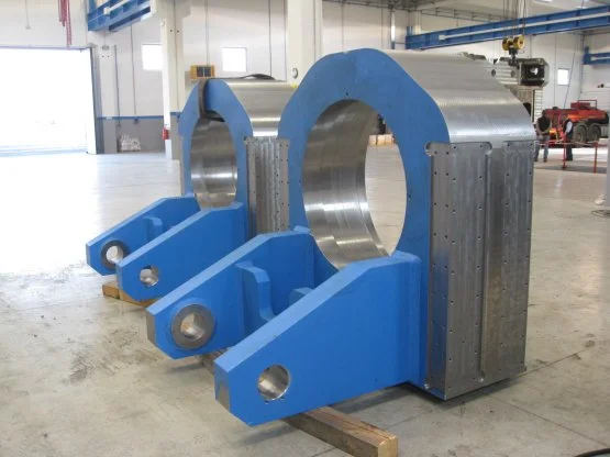 Plate bending machine drop end 