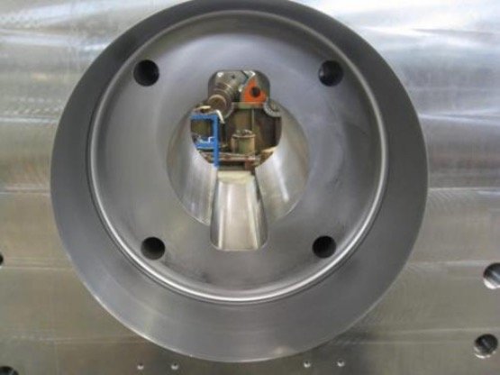 Extrusion crosshead detail