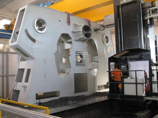 Profile bending machine frame