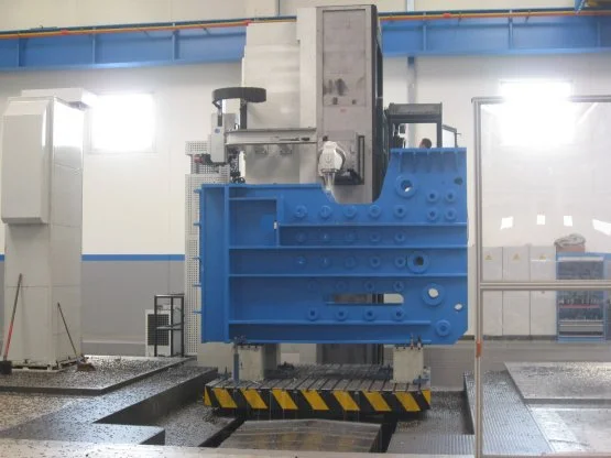 Machining of flanging machine frame