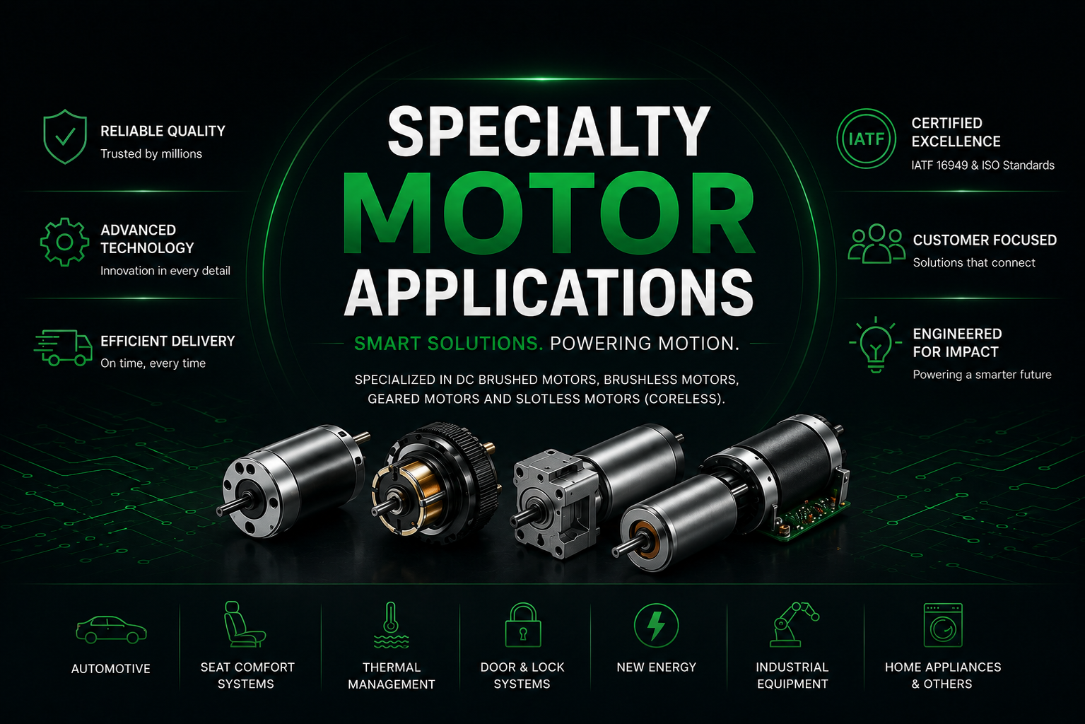 Specialty Motor Applications