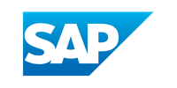SAP logo on a blue background