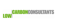 Logo for Low Carbon Consultants in green and gray text.