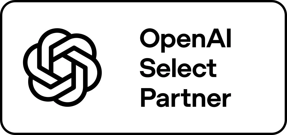 Logo of OpenAI with the words "OpenAI Select Partner" next to it.