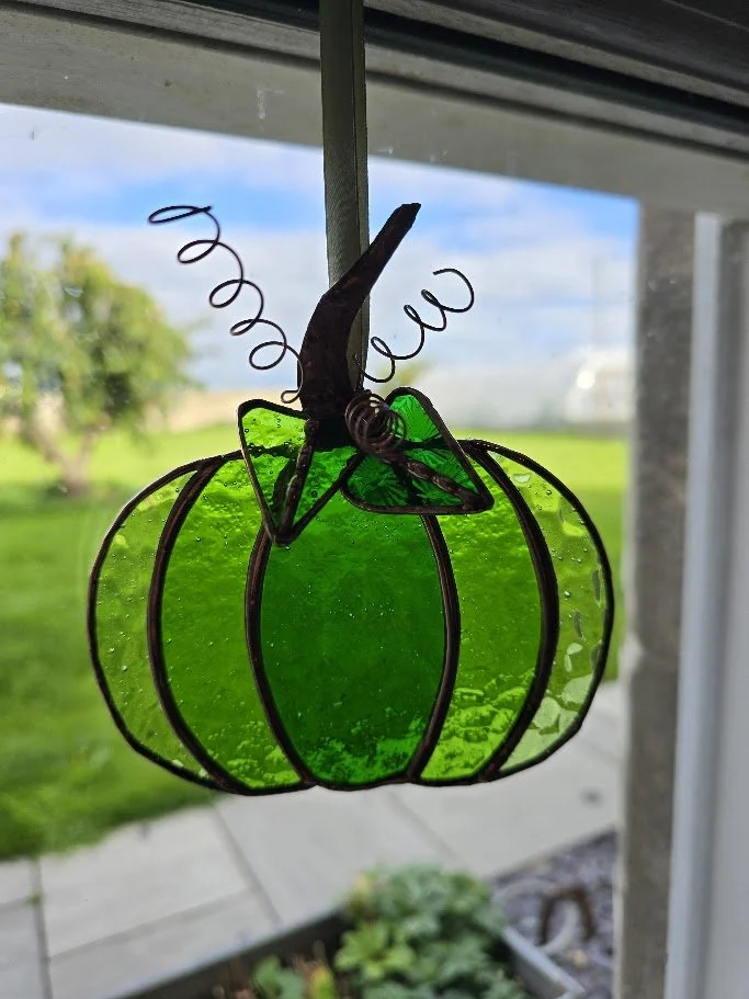 Stained Glass Pumpkin