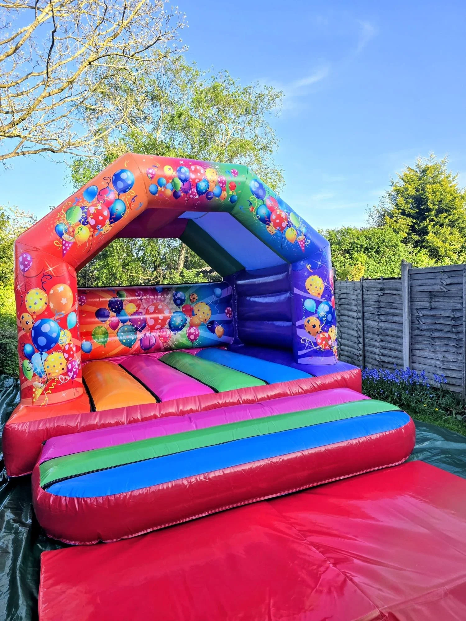 Multicoloured A-Frame Bouncy Castle