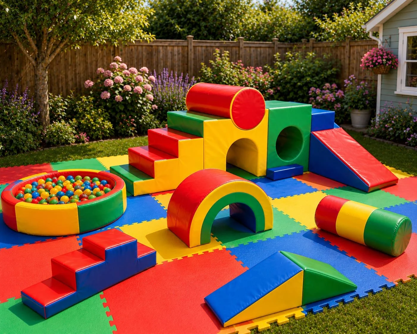 Multicoloured Soft Play Set