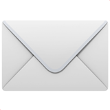Emoji Busta bianca delle lettere