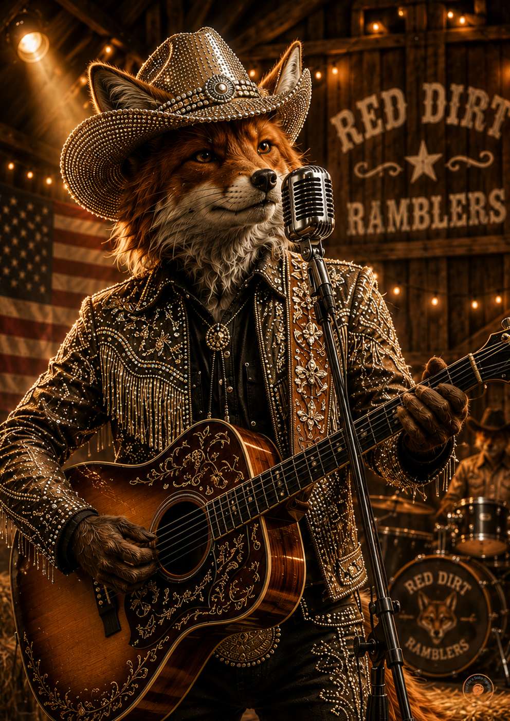 Red Dirt Ramblers – Country Music Fox Poster