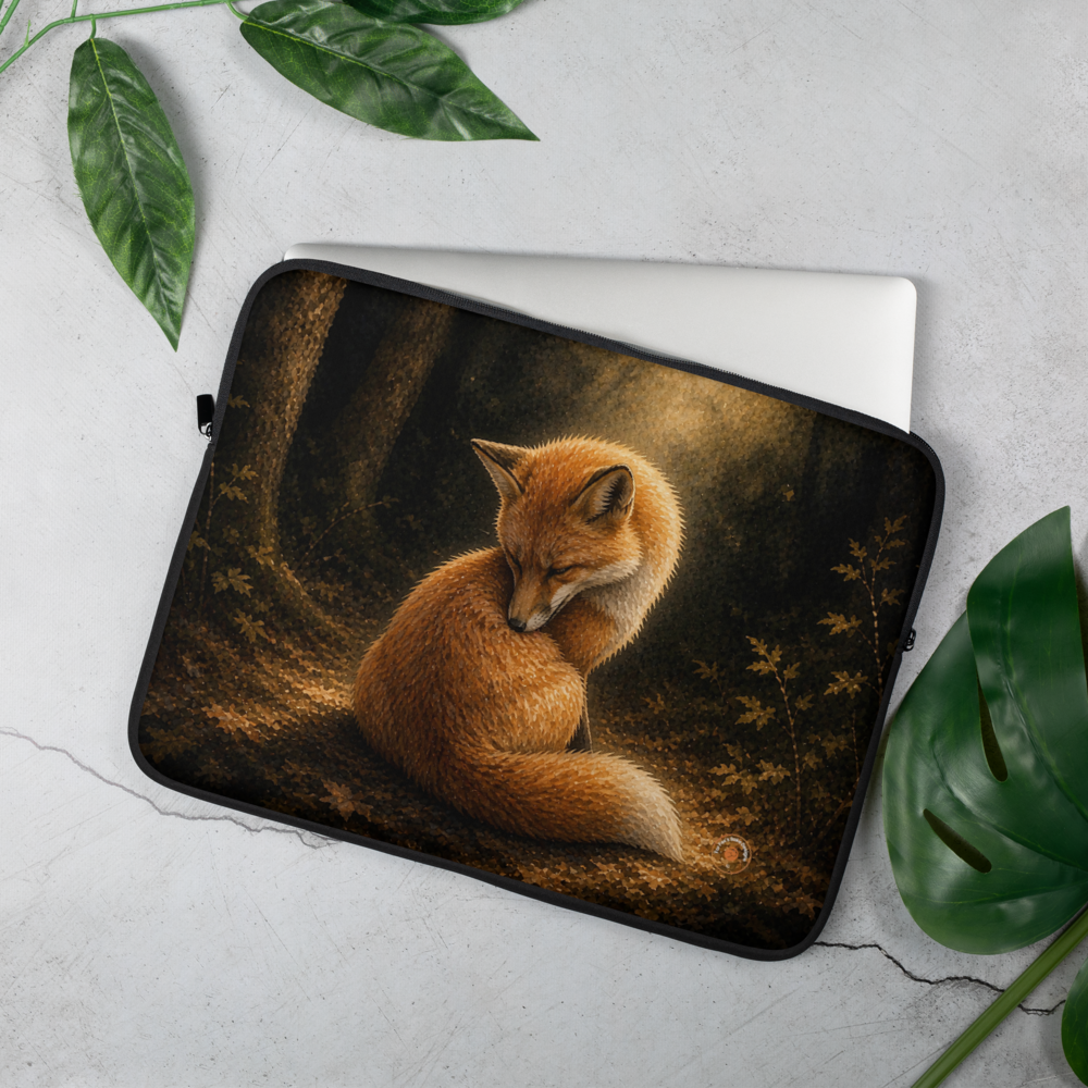 Fox Laptop Sleeve – Woodland Fox Laptop Case | For Fox's Sake