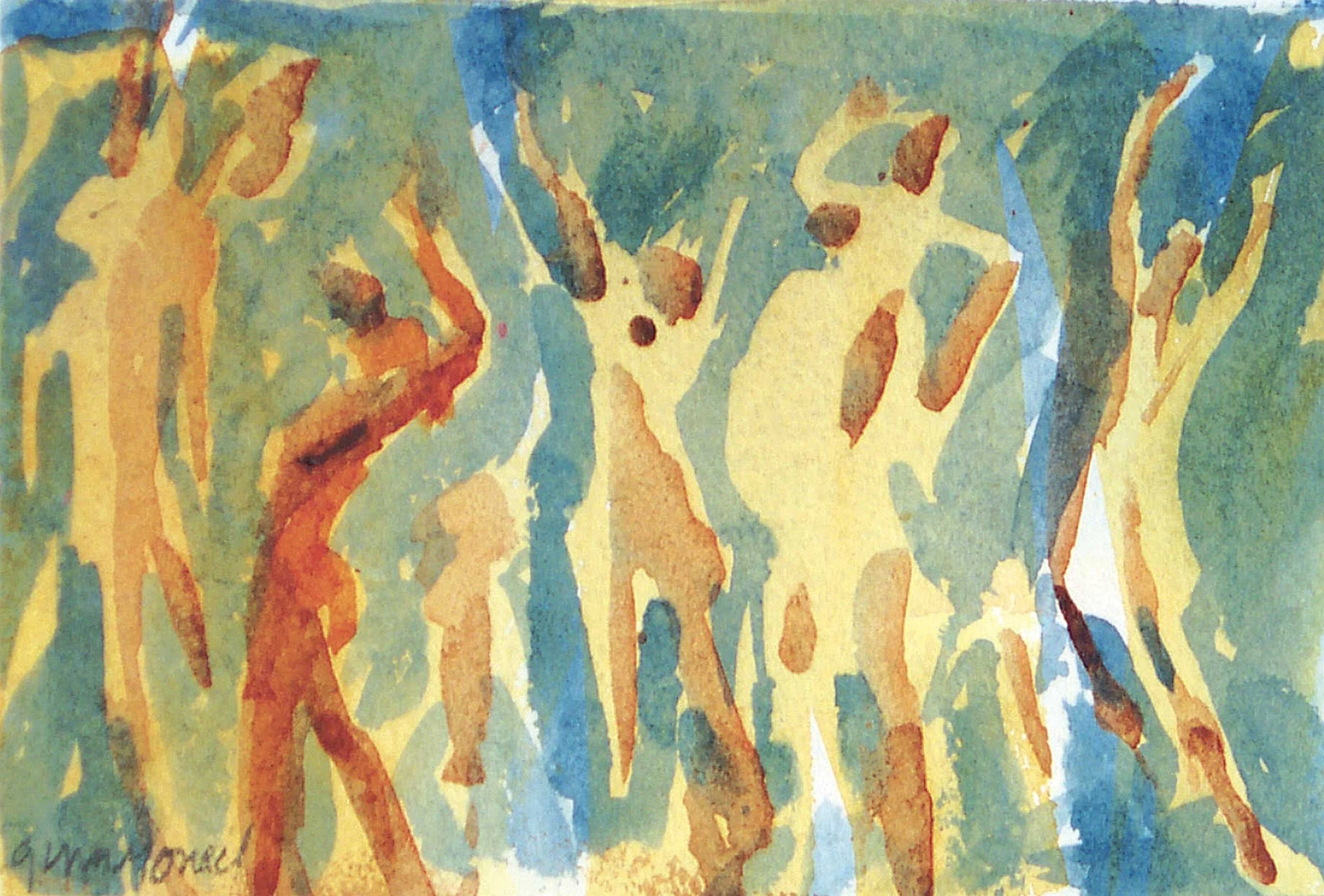  Celebration 
 Watercolor by Ginny ONeil  
22” X 15”  
Availability: Sold.  Some Giclées Available   