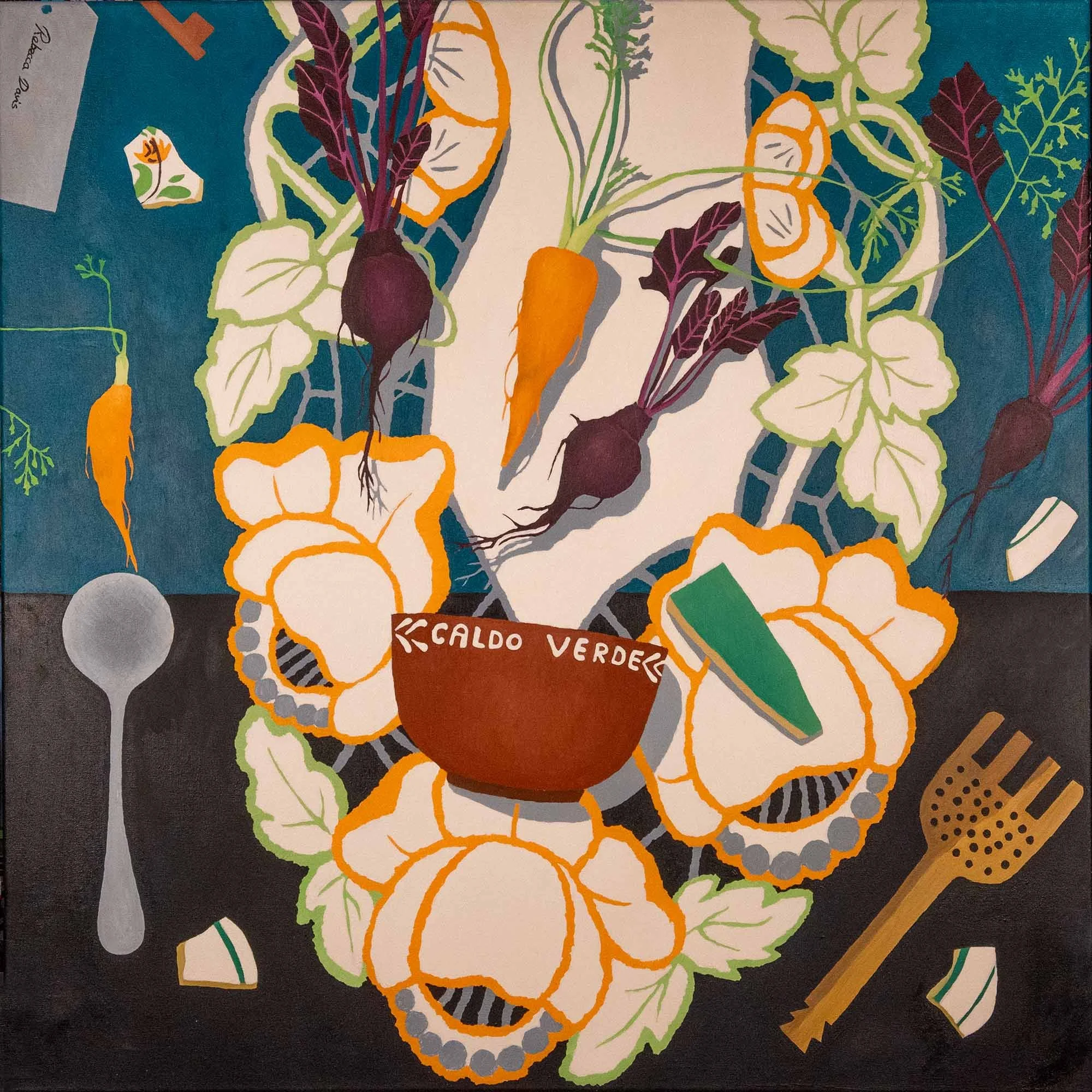 Cabbage Soup – 80cm x 80cm – Oil on Canvas