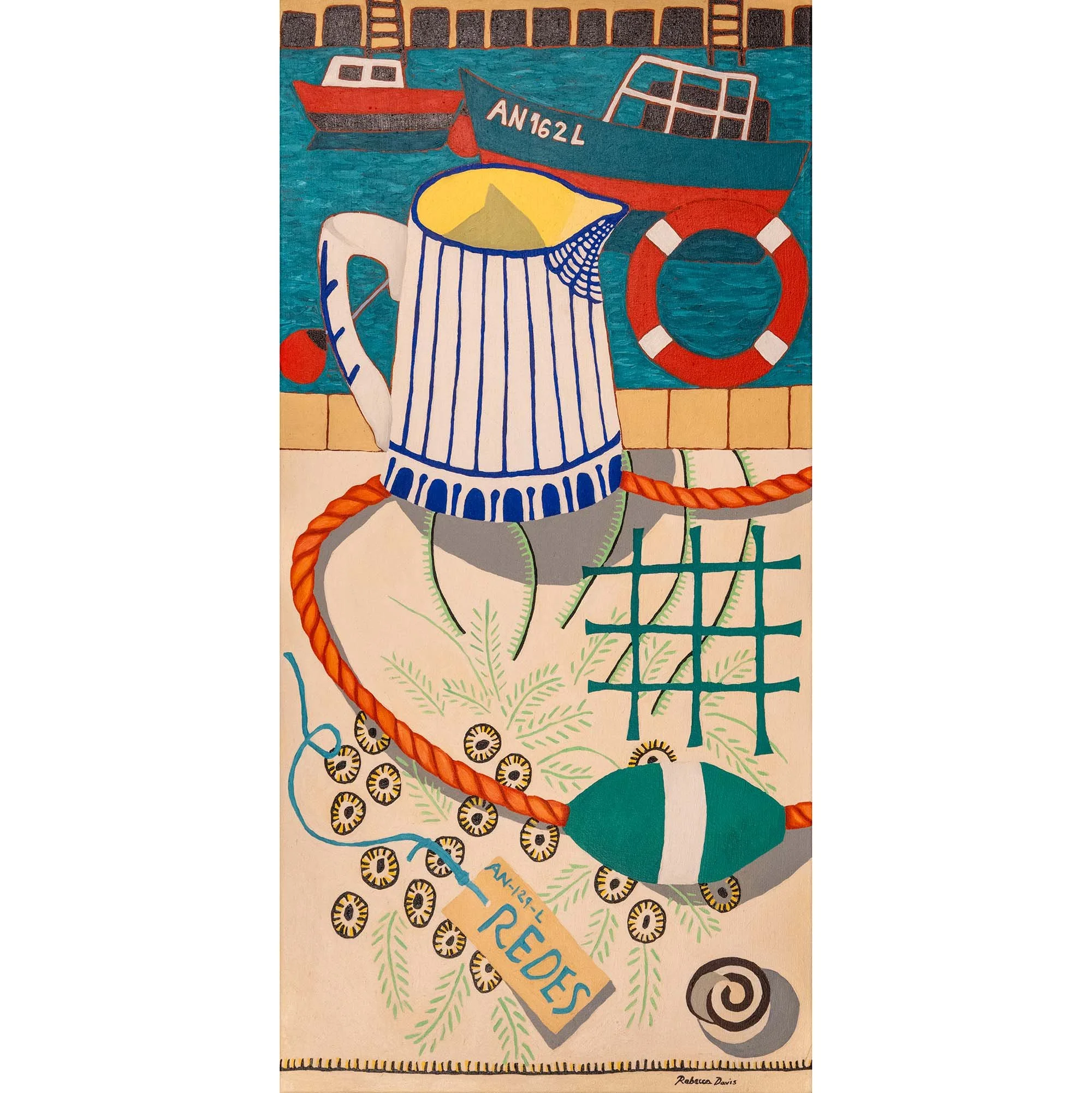 Harbour AN162L – 80cm x 40cm – Oil on Canvas