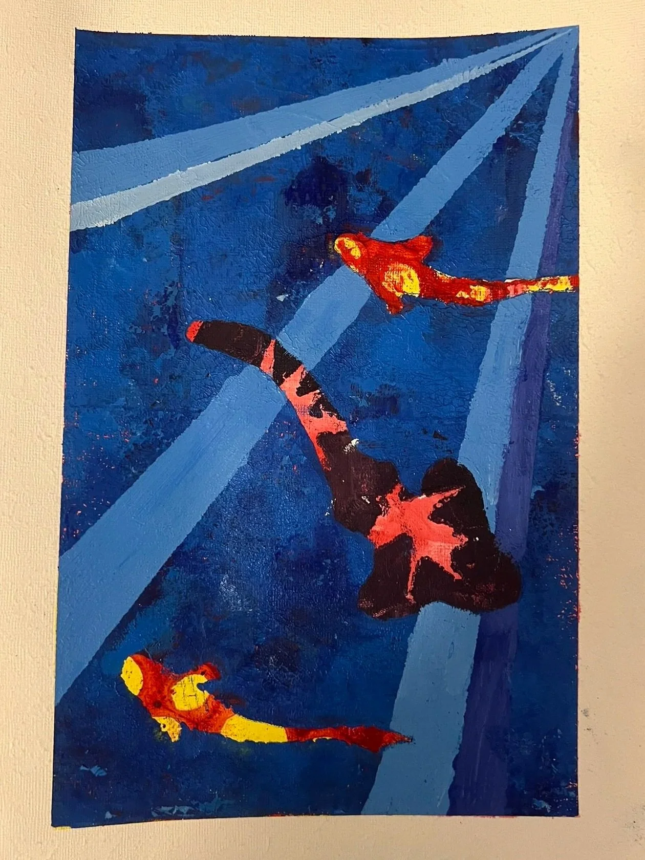 Fish in a Rush (21 x 29.7 cm)