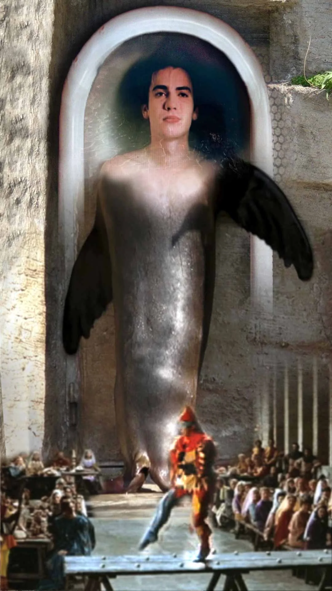 Loyola|2015|Digital video collage|2:37 min|HD video, 9:16|"Cadavres Exquis Vivants" - Series