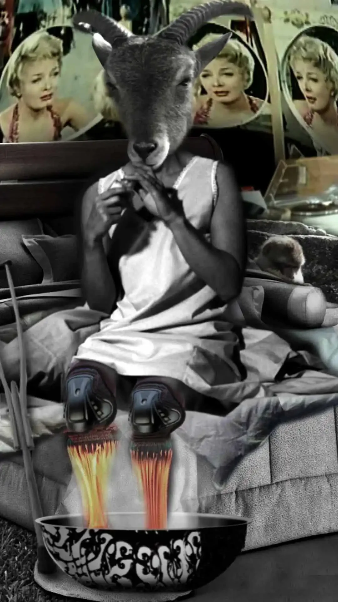 Eleonore|2015|Digital video collage|2:50 min|HD video, 9:16|"Cadavres Exquis Vivants" - Series