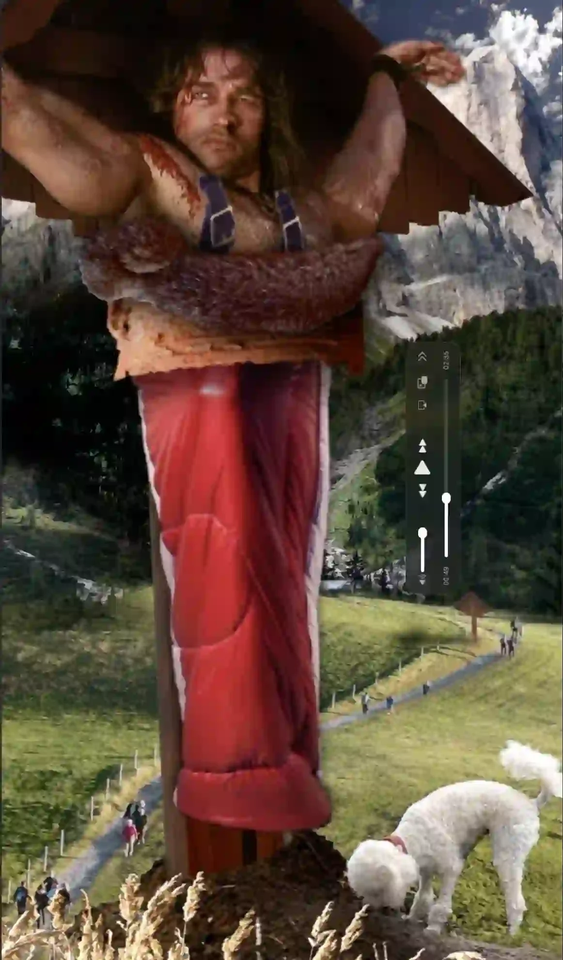 Arnold|2015|Digital video collage|2:35 min|HD video, 9:16|"Cadavres Exquis Vivants" - Series