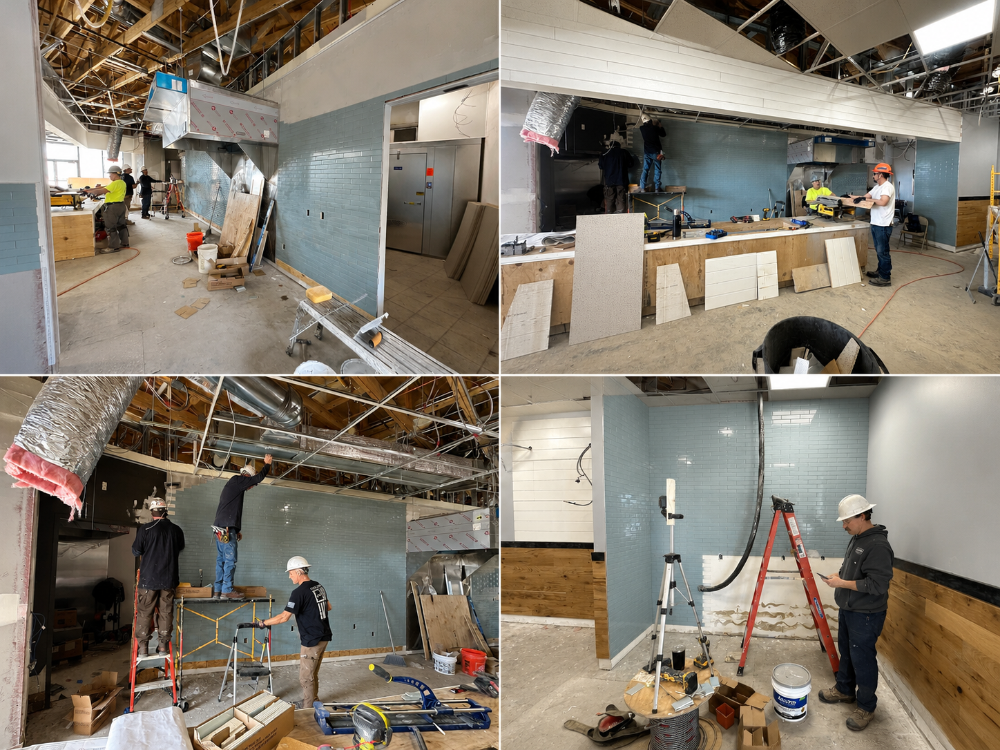 wall tile for the new Jersey Mike’s ￼sandwich shop