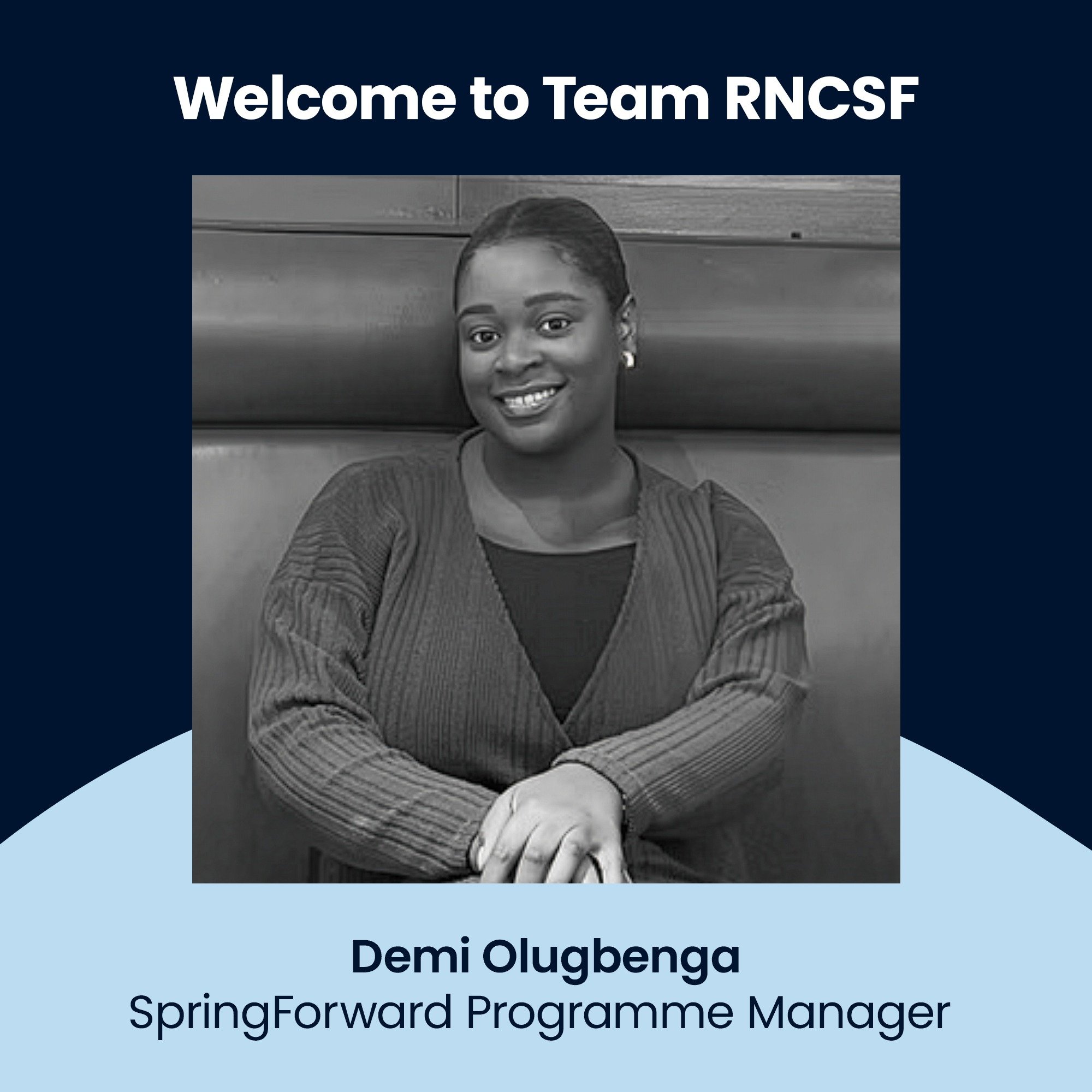 We're delighted to welcome Demi to our staff team.

Demi joins us from the King's Trust - bringing important perspectives and experience in employment pathways support for children in care. As an RNCSF alumni of our partnership with #Bromsgrove Schoo