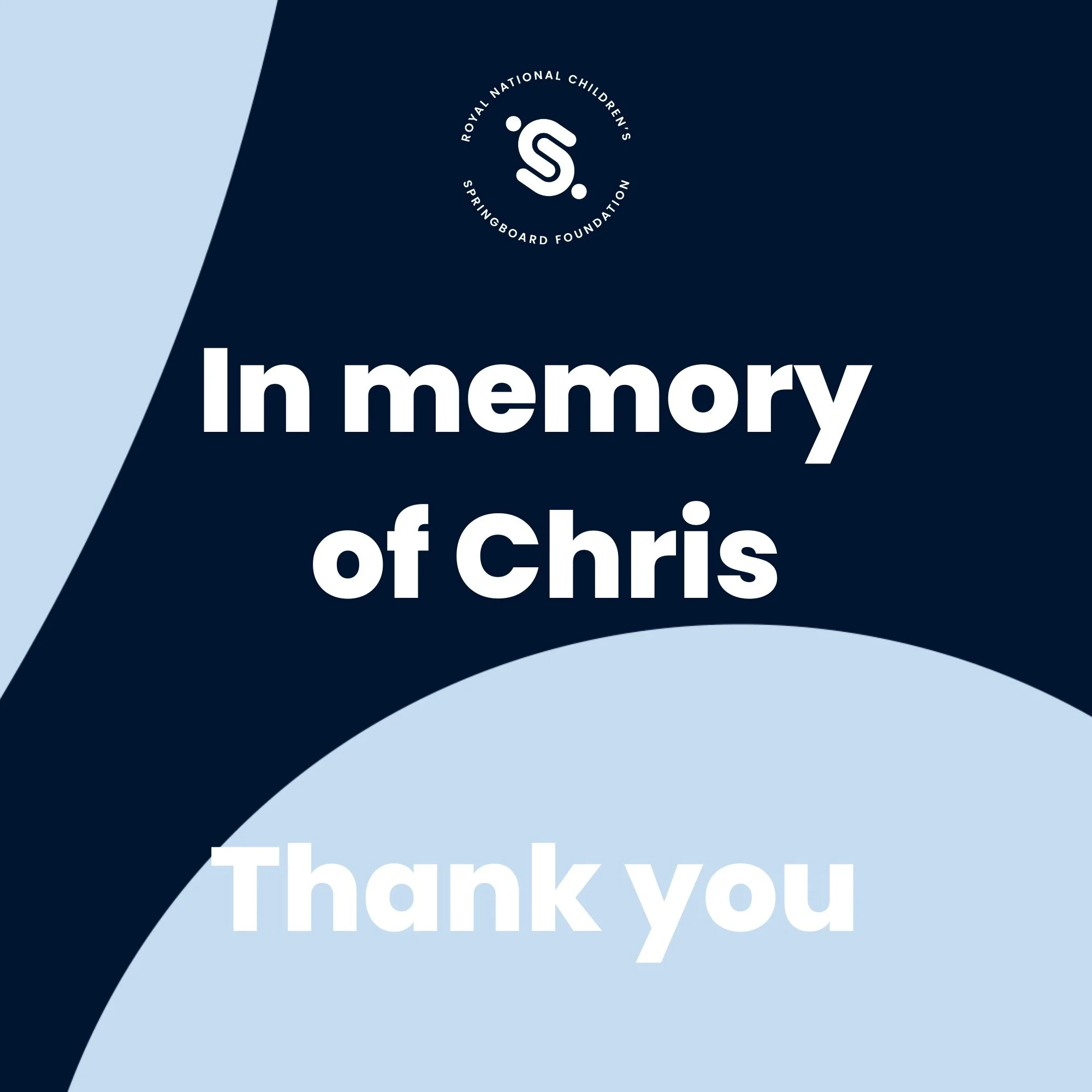 We would like to extend our heartfelt thanks to everyone who donated in memory of Chris Wardle. Following Chris&rsquo;s passing, a Much Loved tribute page was set up. &nbsp;Over &pound;2,600 has been donated.

Chris was a truly dedicated and inspirin