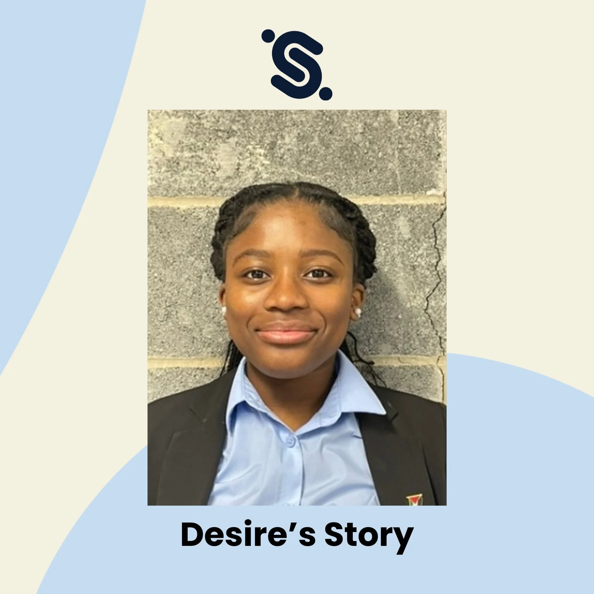 Desires's Story:

I attended Pocklington School, and the bursary gave me opportunities and experiences that I may never have had otherwise, such as taking part in clubs, extracurricular activities, travelling to new places, and meeting people from di
