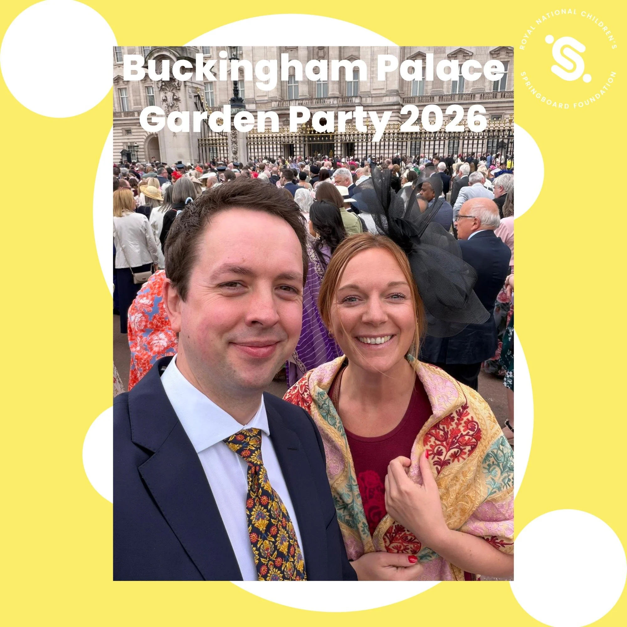 We were honoured that two members of our team&mdash;Andrew Walters (Senior Programme Manager) and Leah Morgan (Director of Programmes &amp; Innovation)&mdash;were invited to attend the recent 2026 Garden Party at Buckingham Palace.

The invitation, e
