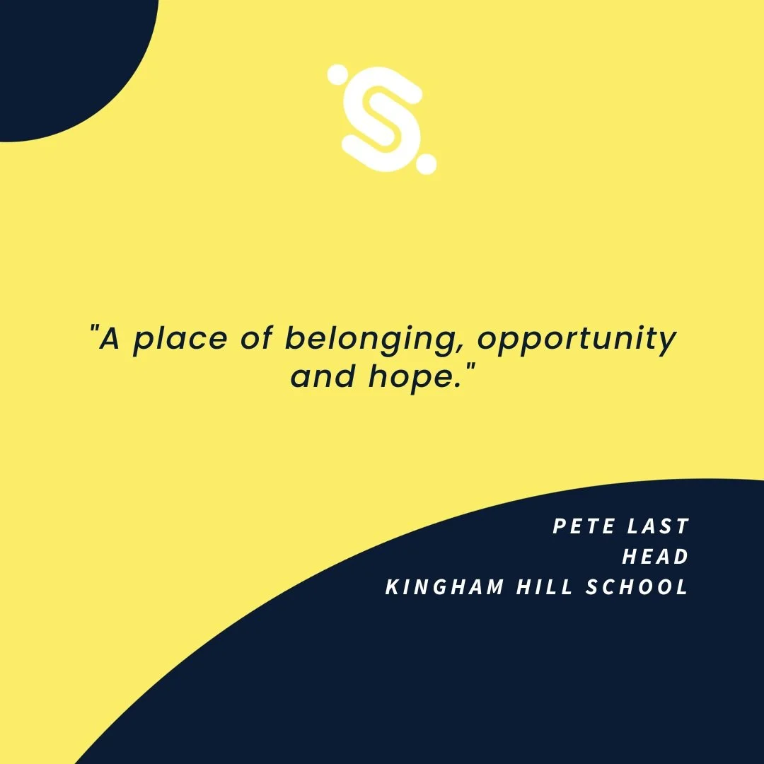 Belonging. Opportunity. Hope.

The recent Channel 4 News feature on the challenges facing care-experienced young people sparked conversations across our network about the transformative power of education.

Pete Last, Head of @kinghamhillschool refle